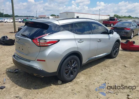 2017 Nissan Murano Sv из США, поврежденный, VIN 5N1AZ2MG9HN191389